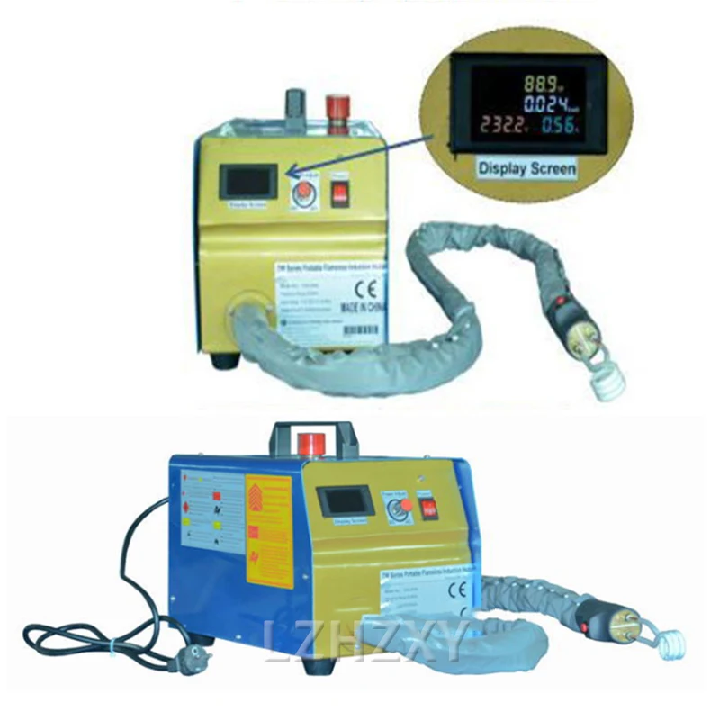 Pemanas induksi frekuensi tinggi mesin pemanas induksi berpendingin air pemanas 220/110V peralatan mematri pipa tembaga logam las