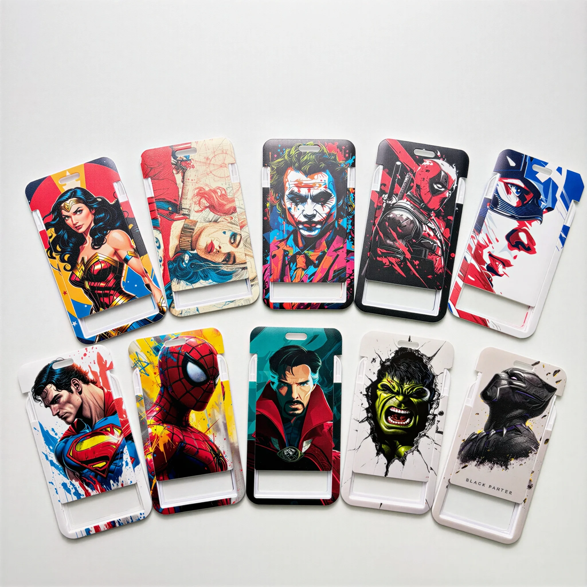 New Style Cartoon Lanyard Card Holder Credit Card Holders Bank ID Holders Badge Child Bus Card Cover Case Wallets Student view 5