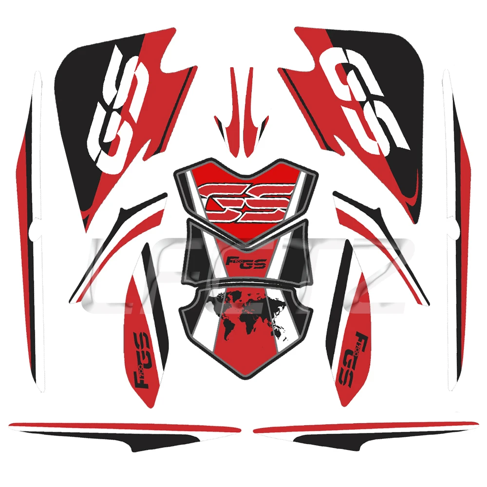 Fit for BMW F700GS F700 GS F700 GS Motorcycle Fuel Tank Pad Protective Sticker Full Fairing Decoration Stickers Decal Kit