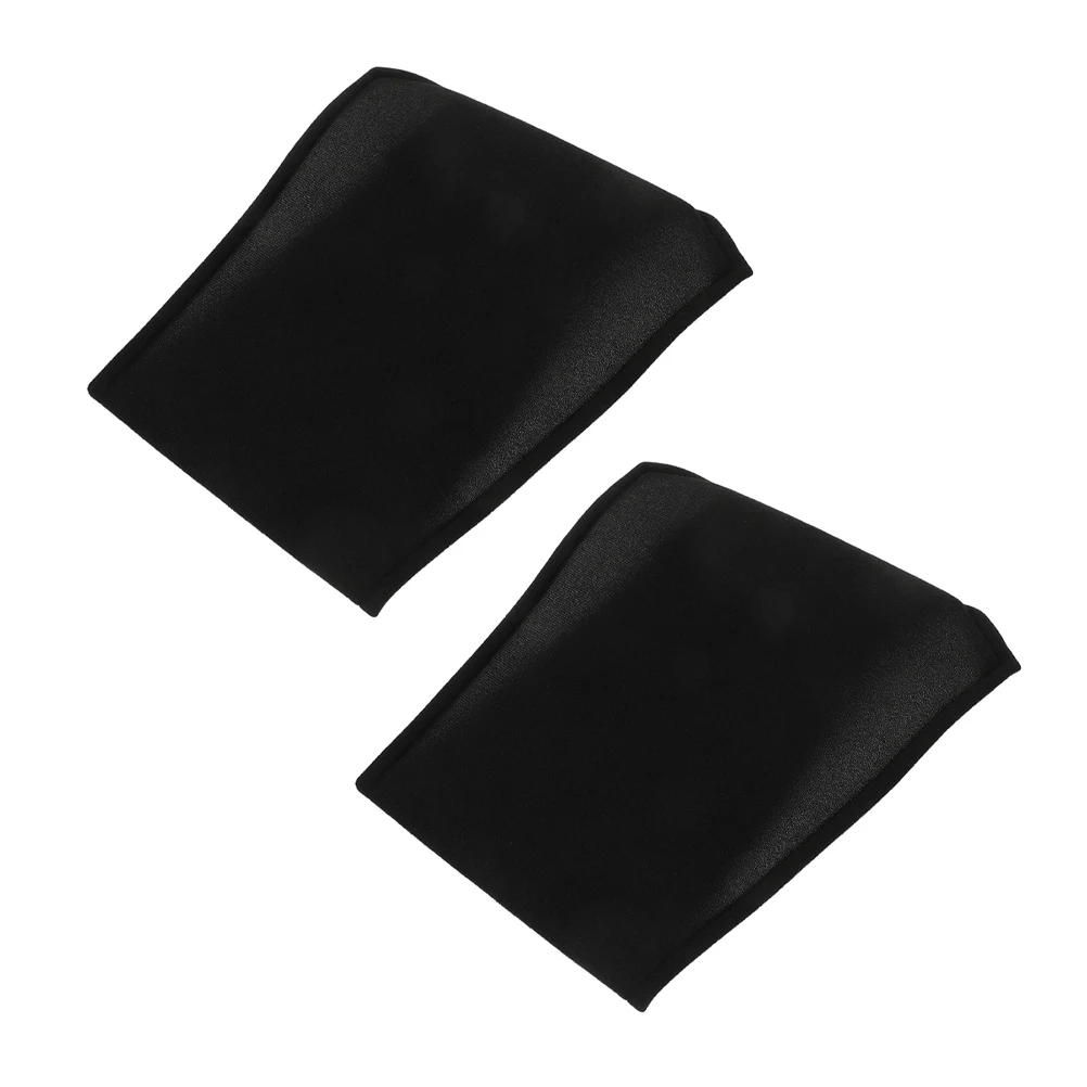 

2Pcs Headrest Covers Satin Baby Decorate Car Lint Protectors Stylish Universal Fit Maintenance Colors