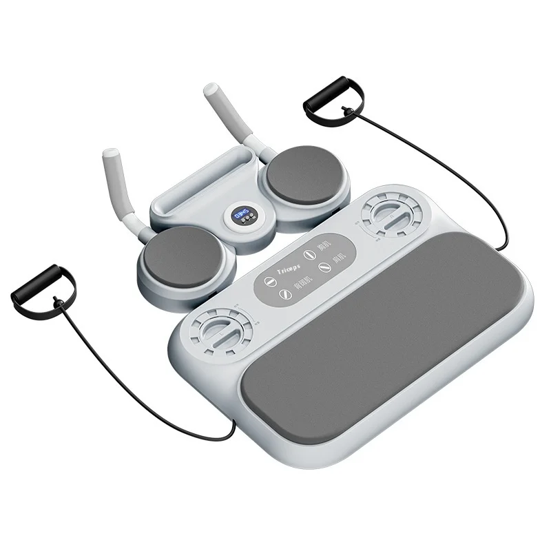 

Six-In-One Home Fitness Equipment Multifunctional Steel Board Abdominal Muscle Slimming Automatic Rebound Wheel Six Target Areas