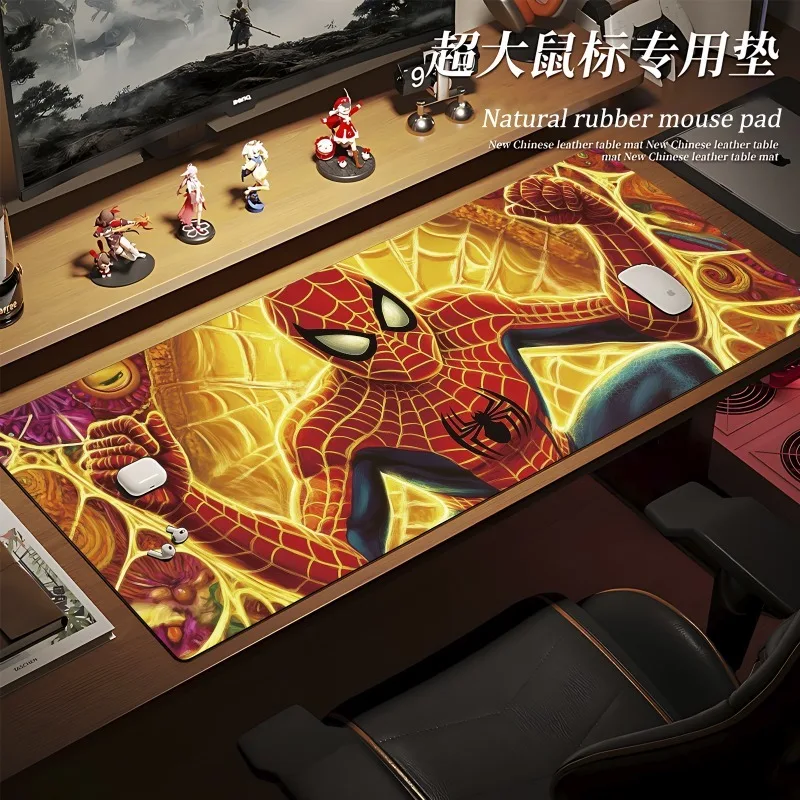 

Spider-Man Mousepad Superhero Office Anti-Slip Large Mouse Pad Stitched Edges Mat Game Desk Laptop Gaming​ Keyboard Pad Gift