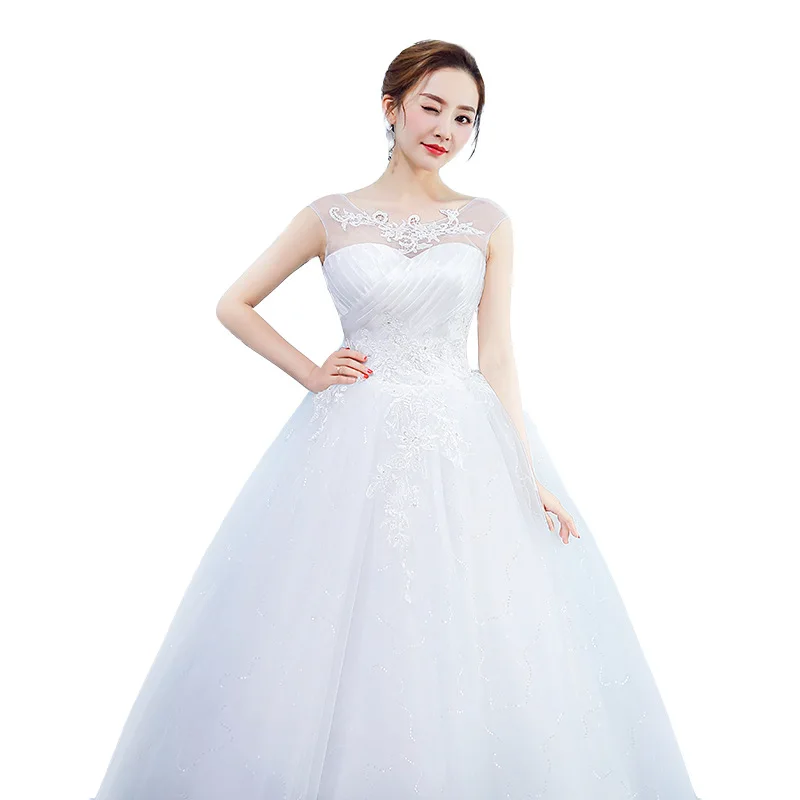 Robe de mariée personnalisée, grande taille, robes de bal, robes brodées à lacets