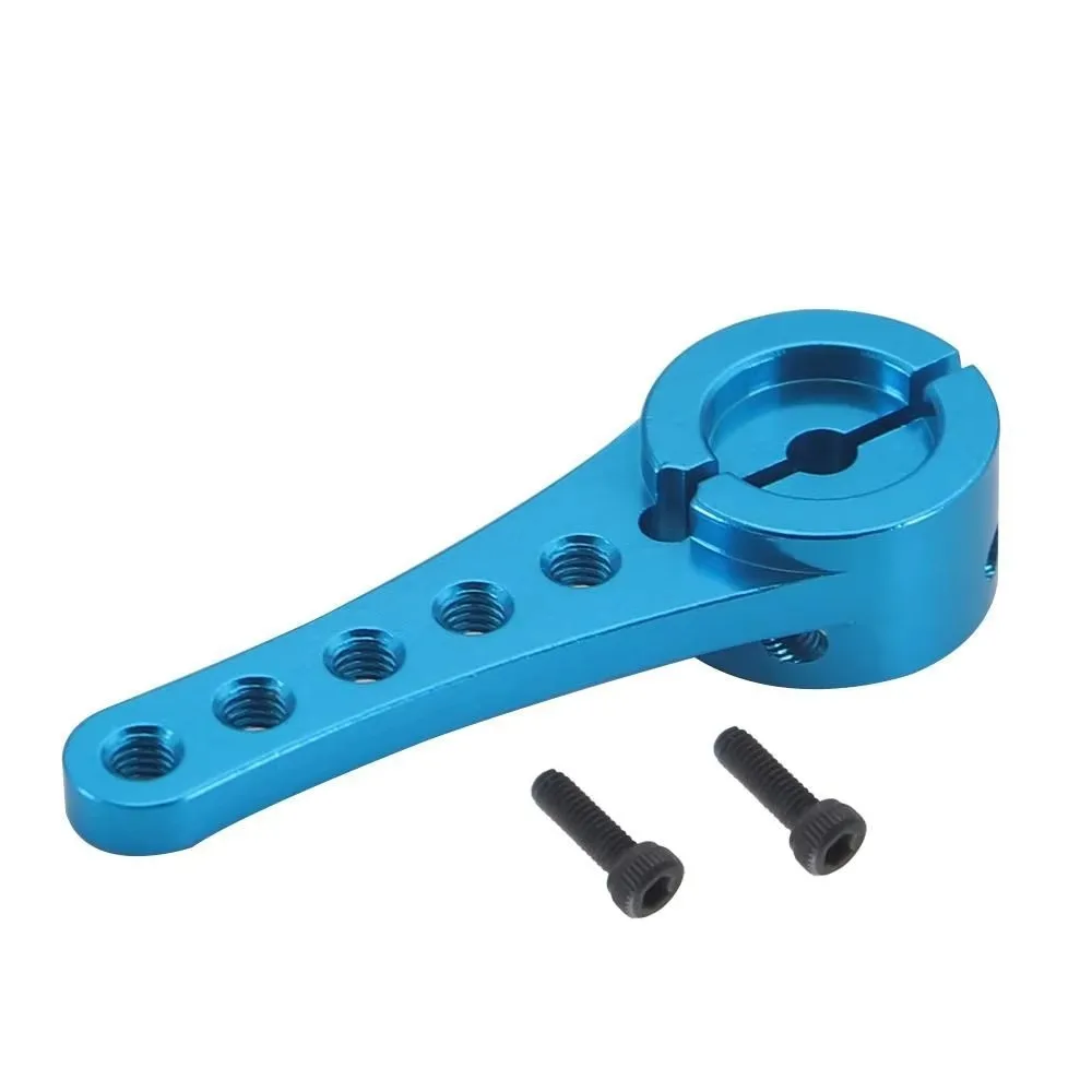 25T 스플라인 서보 암 46mm 길이 고토크 디자인 스티어링 서보 암 알루미늄 합금 RC 자동차 서보 부품 (후타바 MG996 MG995 용)