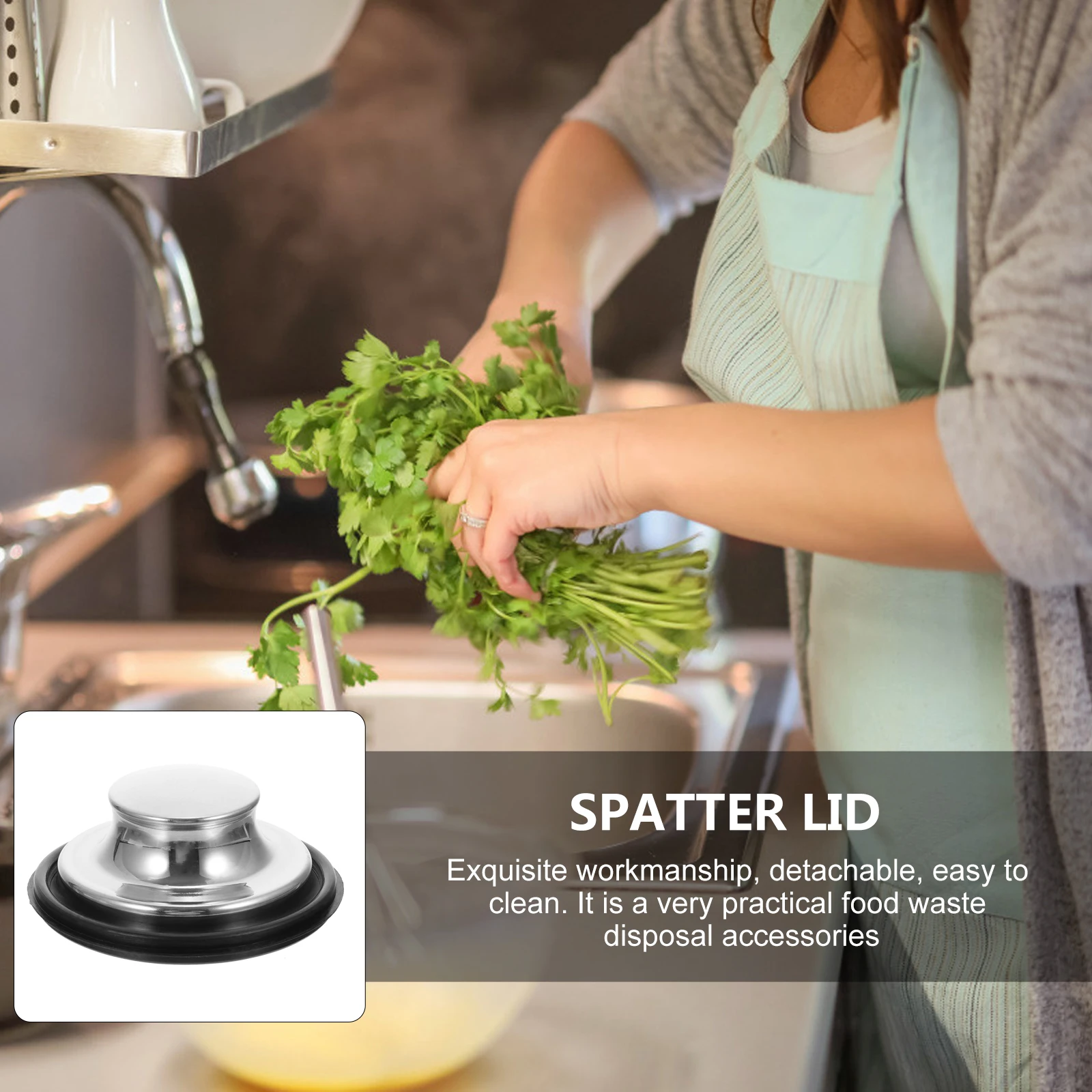 

1pc Food Waste Disposer Replacement Kitchen Accessory Oil Resistant Heat Resistant Garbage Disposal Parts
