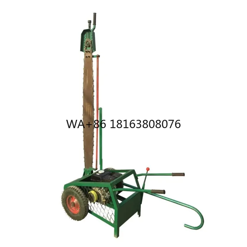 Large-Scale Horizontal Table Saw with 3KW Motor Portable Hand-Pushed Log Cutting Machine