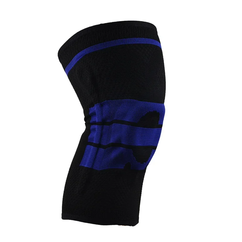 

Silicone Spring Support Sports Knee Pads for Basketball Cycling Mountaineering Running Fitness Outdoor