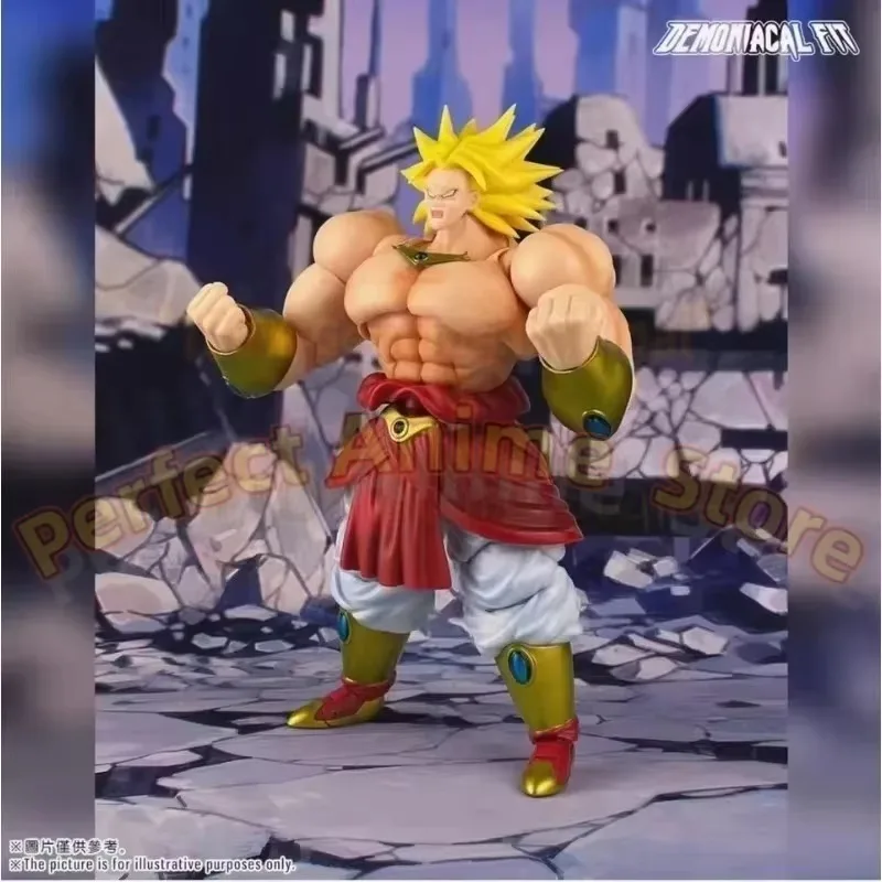 In Stock Demoniacal Fit Dragon Ball Z SHF Super Saiyan SSJ Legendary Berserker Broly Broli Anime Action Figure Model Toys