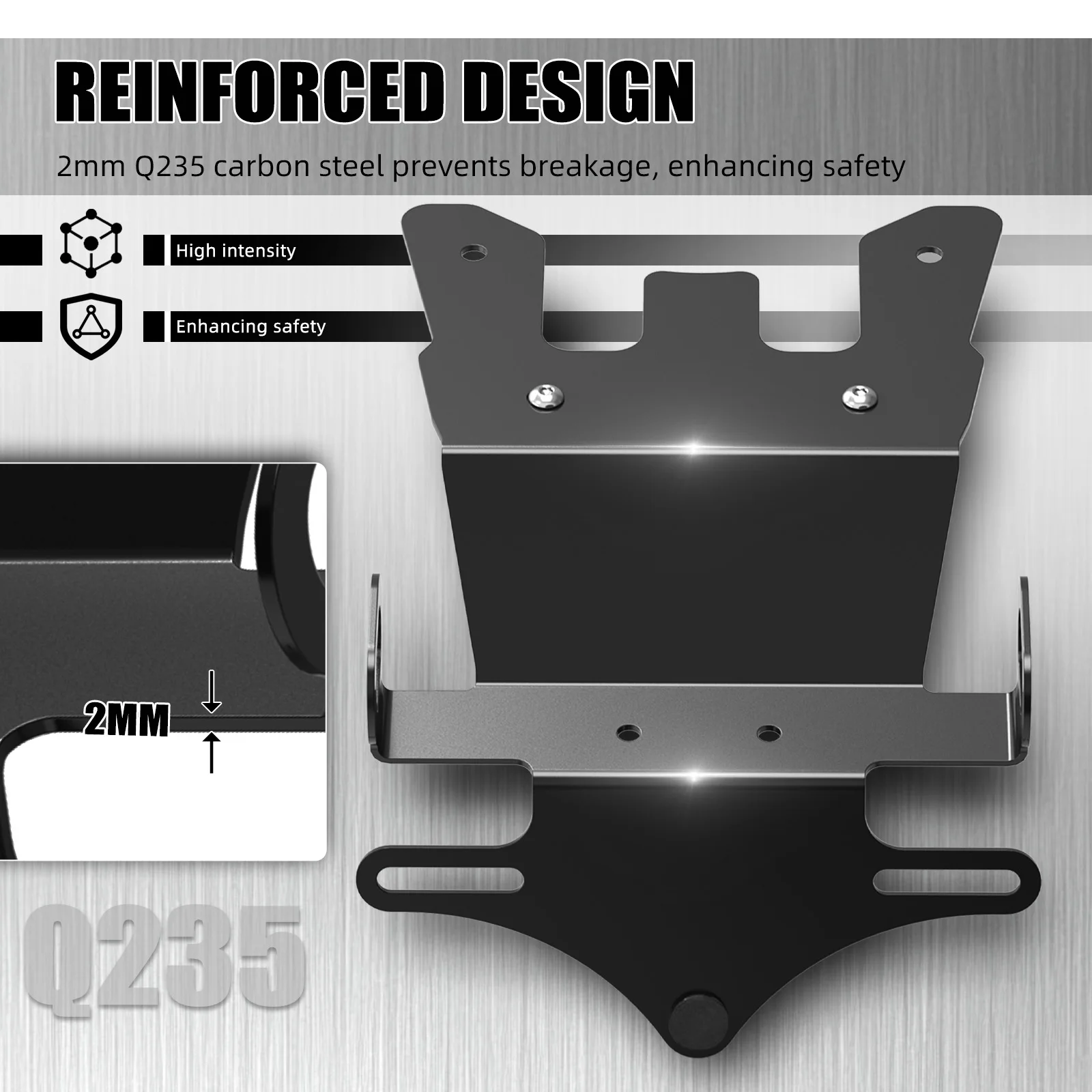 Für Honda CRF1100L Africa Twin 2020-2026 2025 2024 NICECNC Kennzeichenhalter für Honda CRF1100L Africa Twin Adventure Sports – Detail 5