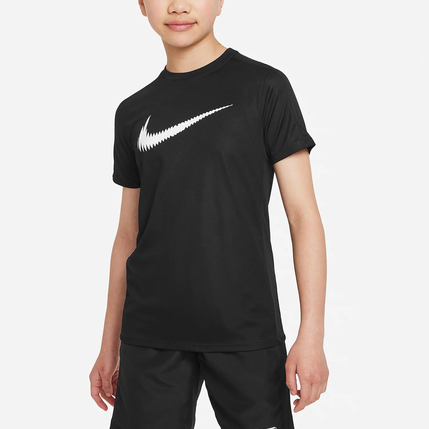 

Nike genuine Trophy23 Dri FIT children's sports training short sleeved FD3965-010
