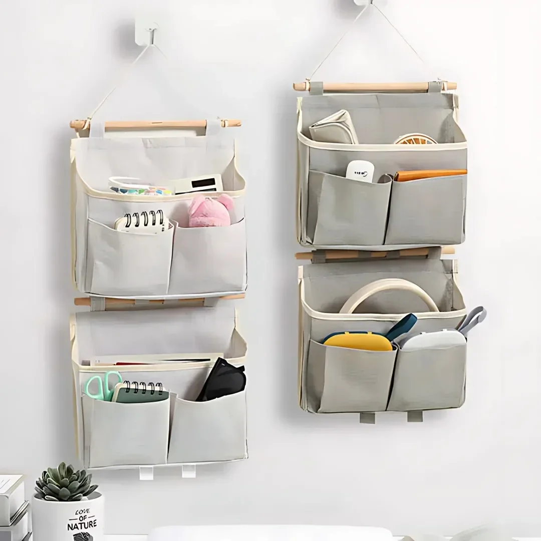 1/2/3PCS Wall Mounted Storage Bag Snack Storage Hanging Bag Sundry Storage Bag Underwear Storage Bag Home Decoration