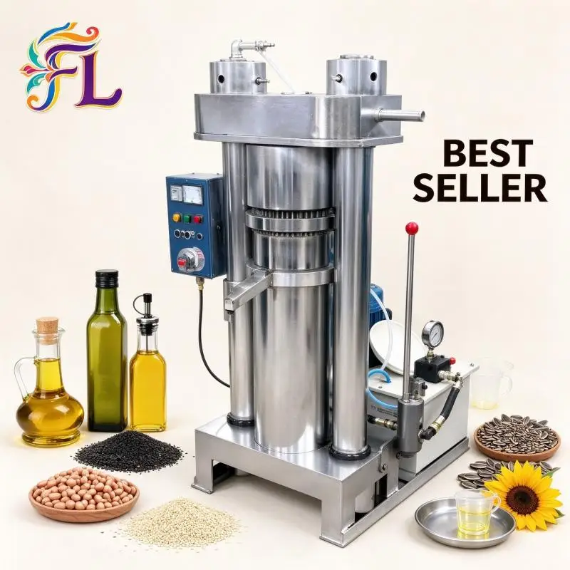 Oil Press Extraction Machine Screw Cold Hot Press High Oil Yield for Peanut Sesame Sunflower Seed Oil Production
