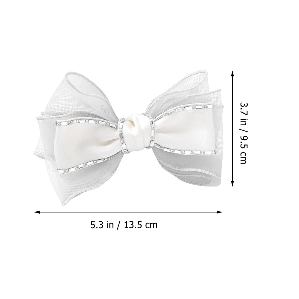 

Black Butterfly Hair Clip Fabric Bow Rhinestone Barrette Clips Women Girls Hairpin Hair Bows Accessories Everyday Parties