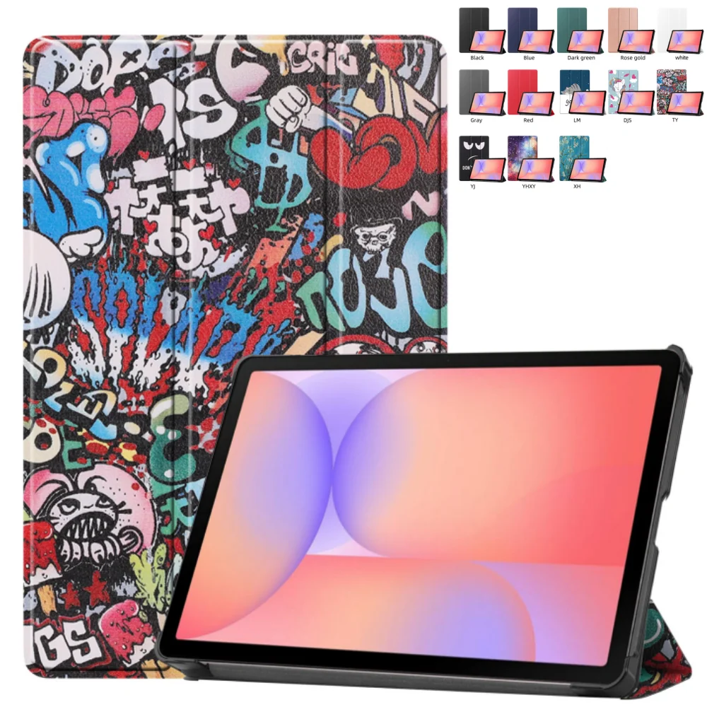 

Чехол для Samsung Galaxy Tab S10 Lite 10.9 дюймов SM-X400, S9, S9 FE, S10 FE, SM-X710, X510, X520, 11 дюймов, трехсекционный, жесткий, с подставкой