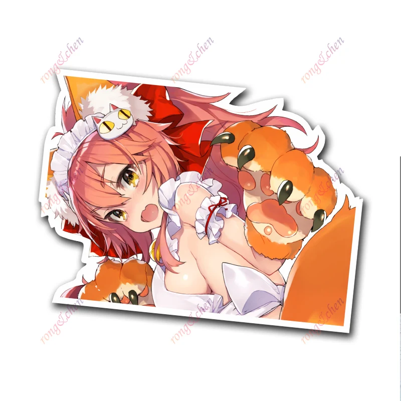 

Funny Car Sticker Sexy Fox Girl for Car Motorcycle Racing Helmet Laptop Trunk Body Car Window Surfboard Waterproof PVC Decals