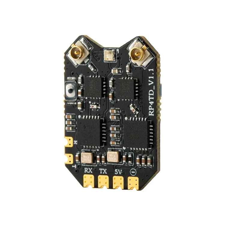 RadioMaster RP4TD ExpressLRS 2.4GHz Diversity Receiver with Dual Antenna for FPV Drone Fixed Wing, RC Model DIY Parts