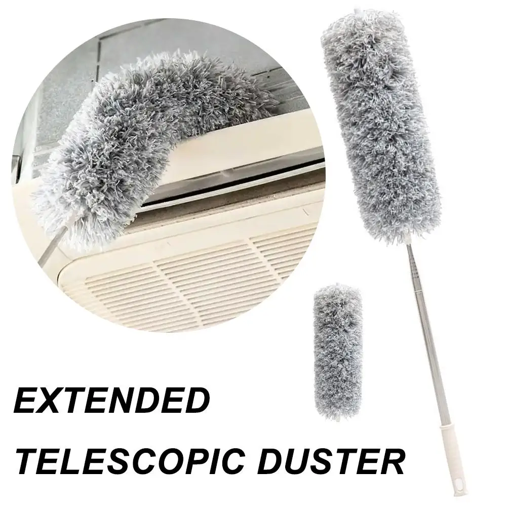 Microfiber Duster 2.8M Extendable Duster Cleaner Brush Lamp Dust Telescopic Tools Dusters Removal Cleaning Ceiling Home