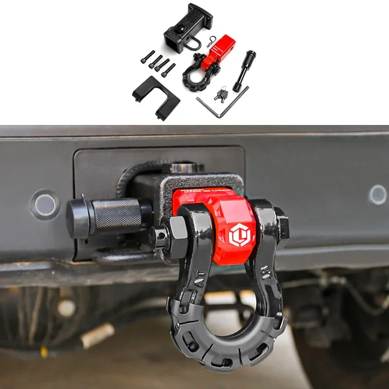 GWM WEY Tanque 300 Trailer Hook, veículo off-road modificado, boca quadrada, reboque em forma de U, acessórios do braço do reboque, Grande Muralha GWM 300