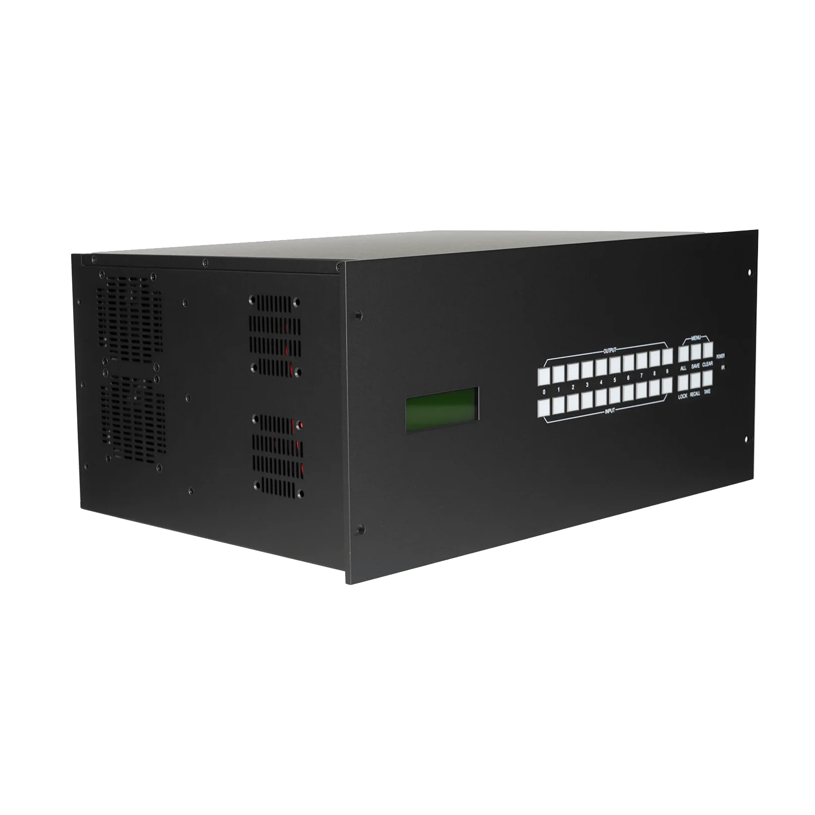 Modular 4K60 for I SDI HDBT with VGA DVI EDID Video Wall Splicing Video Matrix Switcher Supports Single-mode Fiber