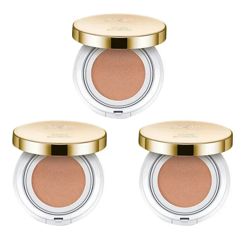 Waterproof BB Cream Brighten Oil-control Long Lasting CC Cream Face Foundation Concealer Mushroom Head Air Cushion Cosmetics