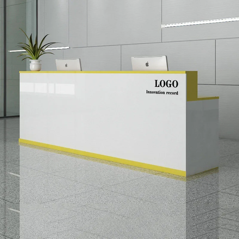 

Beauty Shop Reception Desks Modern Bar Luxury Hotel Restaurant Display Long Reception Desks Company Mostrador Trendy Furniture