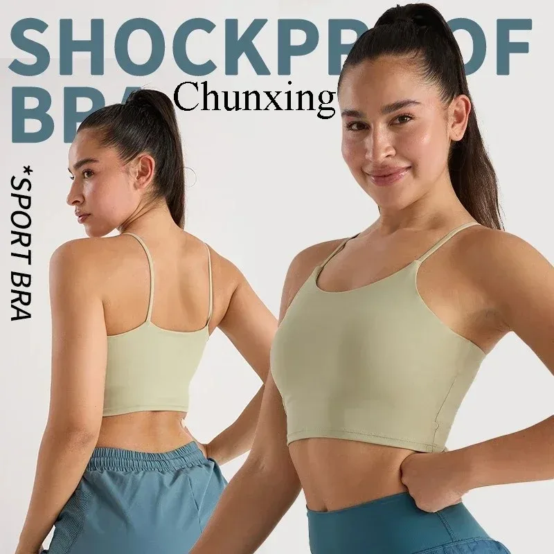 Large Size High-strength Sports Bra Integrated Fixed Chest Pad Bra Thin Quick Drying Mesh Pocket Splicing Yoga Runningshorts Set