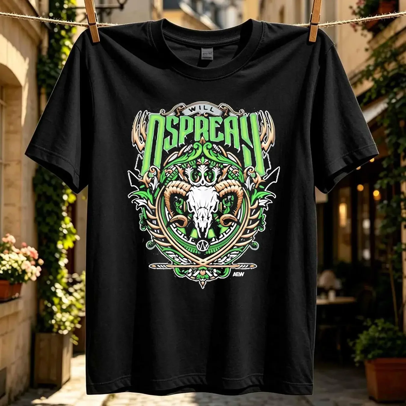 washed T Shirt Will Ospreay AEW Top Rope Tuesday Limited Edition Classic vintage Washed fashion Soft Stylish streetwear
