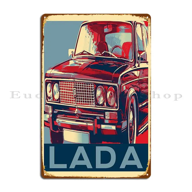 Vaz 2101 Lada 1200 Metal Plaque Poster Club Wall Decor Design Club Bar Custom Tin Sign Poster