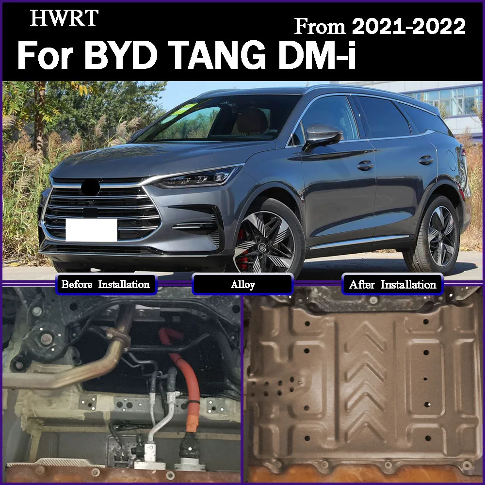 

Engine Chassis Shield Splash Bottom Protection Board Car Accessories Under Cover For BYD TANG DM-i 2021-2022 Slot Side Panel