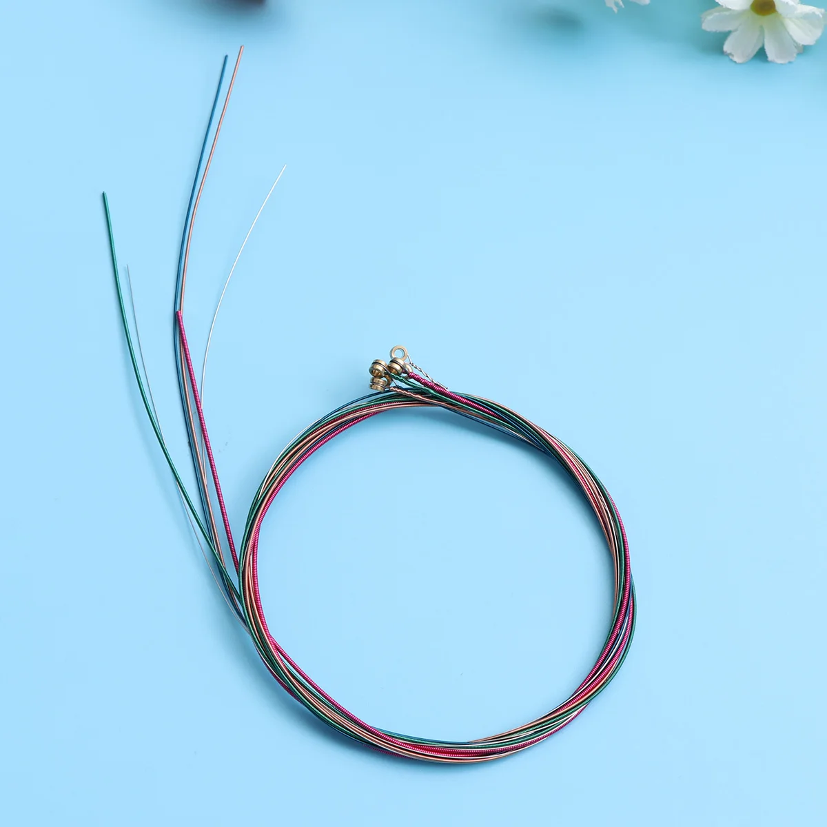 

Acoustic Guitar Colorful Strings Music Instruments Parts Accessories Steel Wire