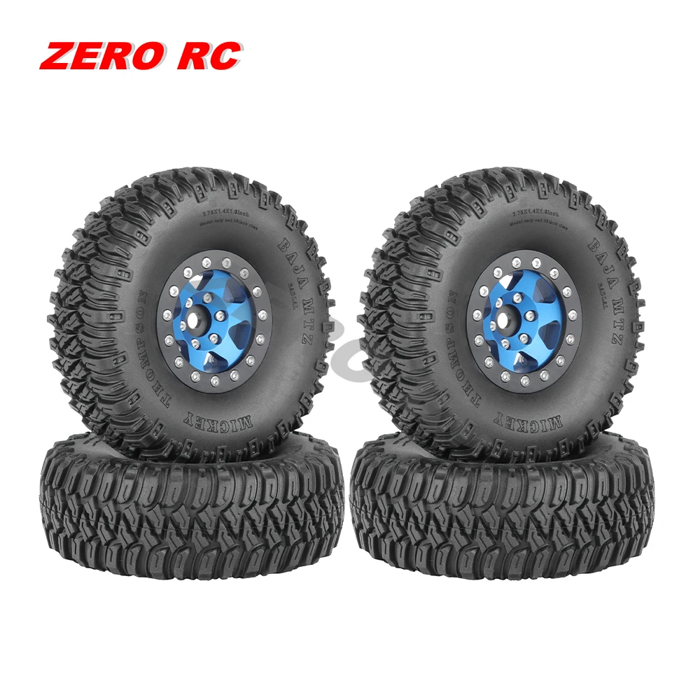 RC4WD 1.55インチ タイヤ&深リムビードロックホイール 合金 6 スポーク 1.55 ビードロック ホイール + ソフトタイヤ 1/10