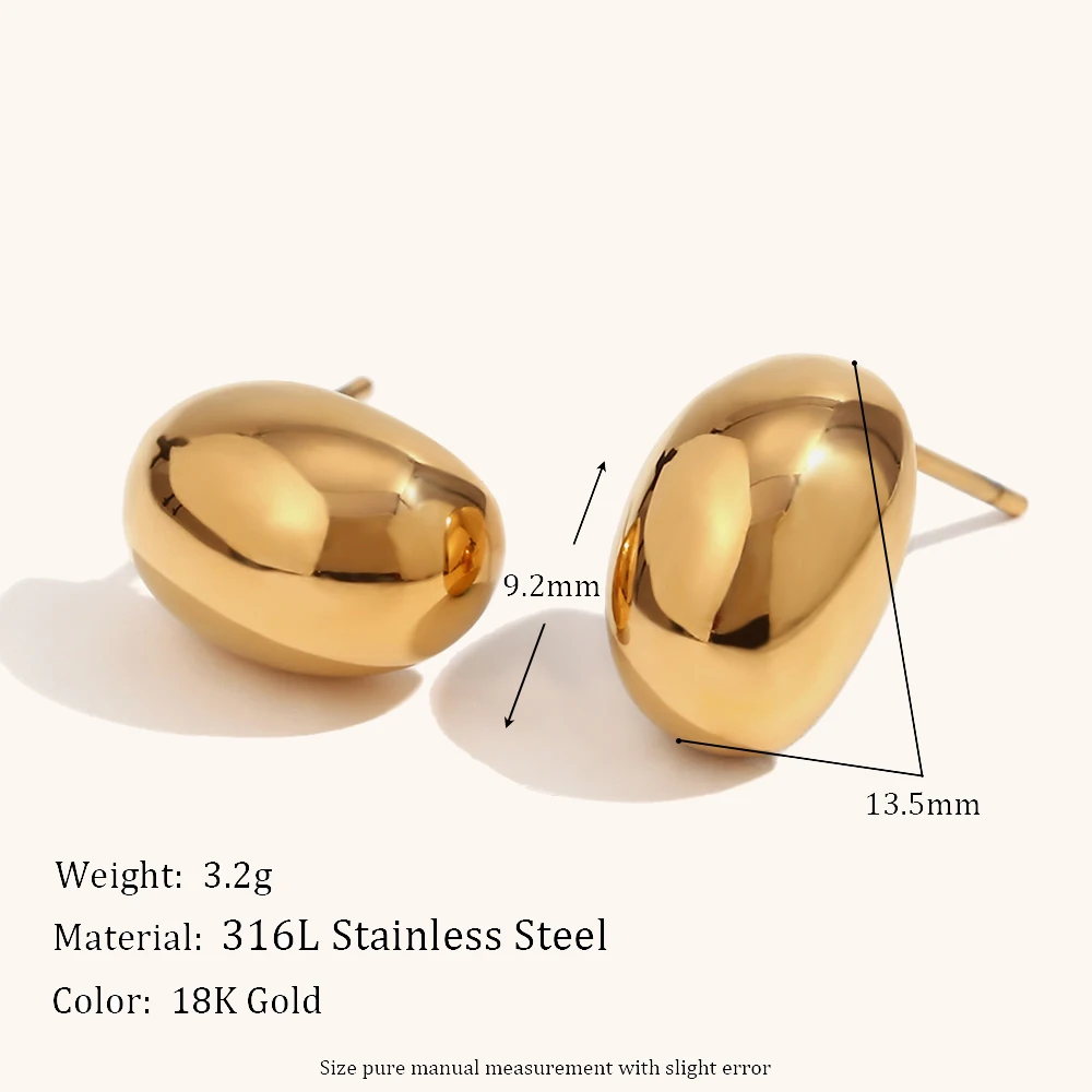 La.Muses Minimalism Hollow Out Hemisphere Stainless Steel Rings For Women Gold Texture Metal Jewelry Femme Gift