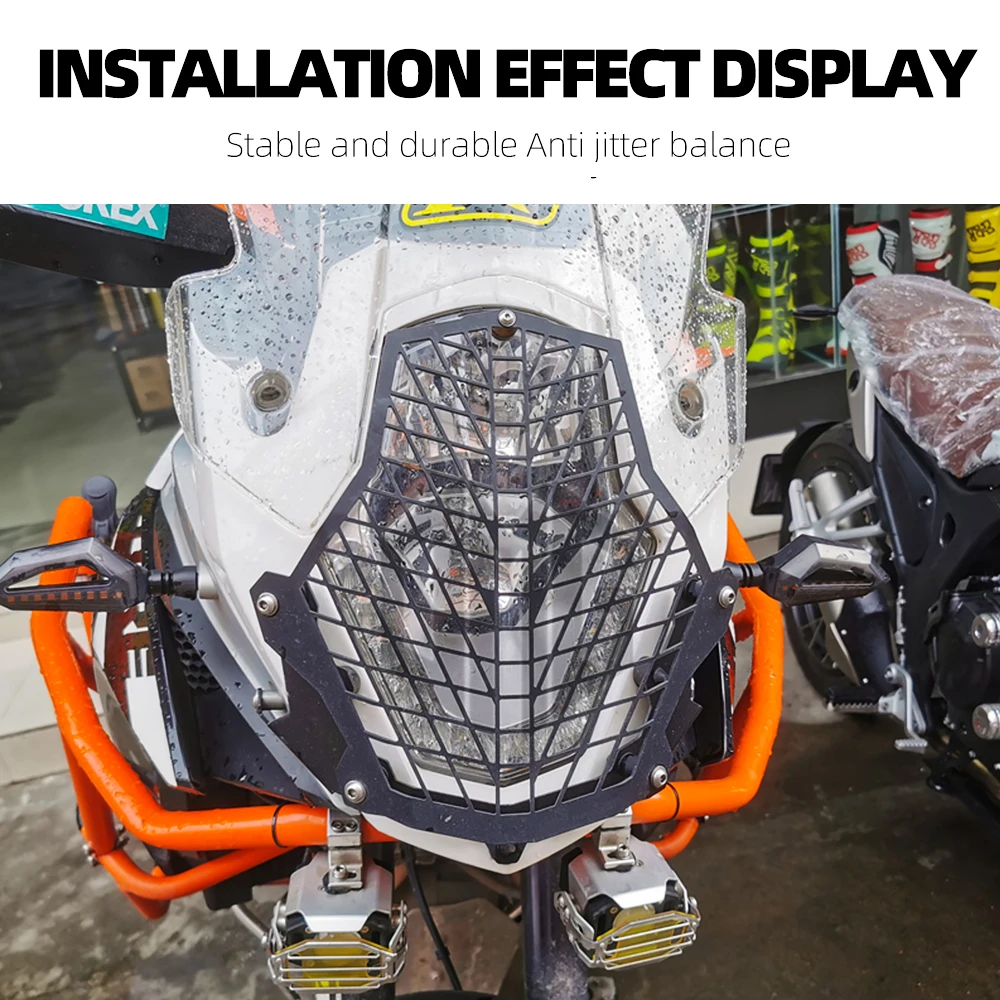 For KTM 1050 1090 1190 Adventure R L ADV 1290 Superadventure Accessories Headlight Protective Cover Guard Grill Grille Protector