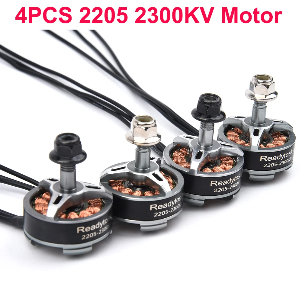 RS2205 2205 2300KV 3-4S Motor / MT2204 2204 2-3S Brushless Motor For QAV210 QAV250 Mini 210 250 260 Quadcopter Multicopter Drone