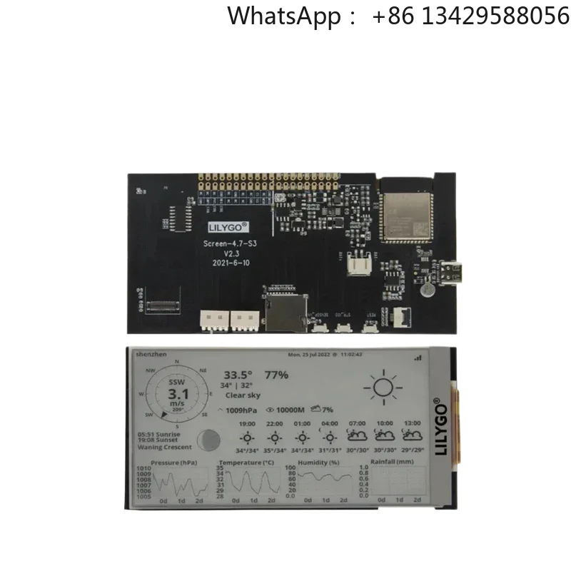 GGDX T5 4.7 Inch E-paper V2.3 ESP32-S3 Development Driver Board Display Module Support TF Compatible Raspberry Pi
