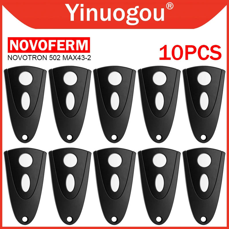 10PCS NOVOFERM NOVOTRON 502 MAX43-2 504 MAX43-4 512 MIX 43-2 MINI-NOVOTRON 502 522 524 Garage Door / Gate Remote Control 433MHz