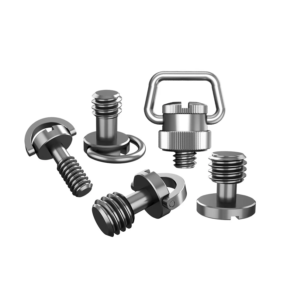 Yiqianyuan Quick Release Camera Plate Screw 1/4-20 UNC DSLR Fixing Screw Universal Photography Accessory for Ballhead Tripod