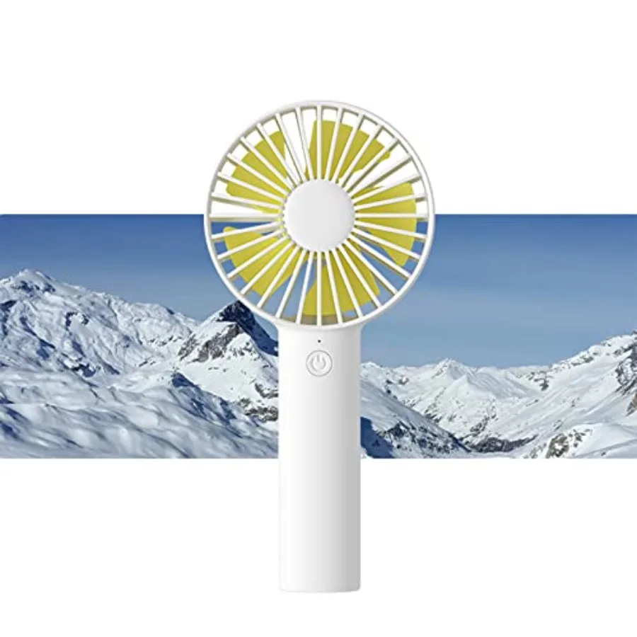 

Handheld Mini Fan, Portable and Small with 3 Speeds, USB Rechargeable Battery Operate for Outdoor, Indoor, Makeup, Commute, Off