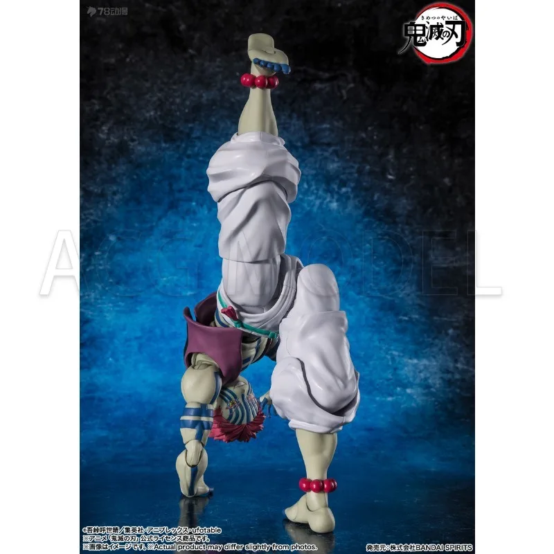 

In Stock Original Bandai S.H.Figuarts SHF Demon Slayer: Kimetsu No Yaiba Akaza Action Figure Toys Collection Model Gift