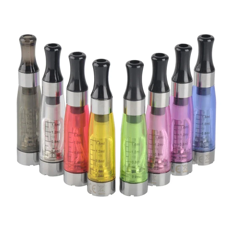 10 Uds CE4 Clearomizer atomizador Cartomizer CE5 CE6 tanque 1,6 ml vaporizador para Ego-t Ego-k Evod Ugo Vision batería E cigarrillos pluma