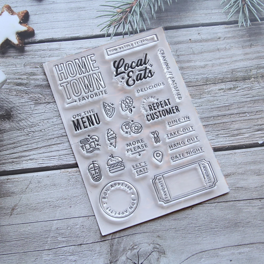 

Штамп KLJUYP для дома и города, прозрачные силиконовые штампы для рукоделия, Скрапбукинг/изготовление карт/Детские ремесла, декоративные принадлежности