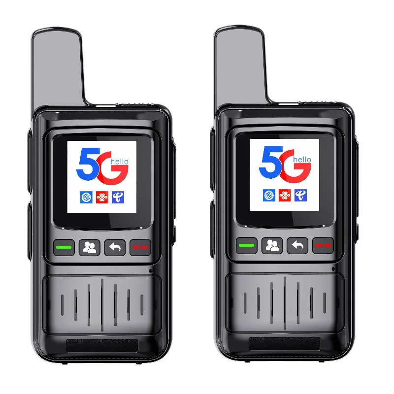 2PCS 4G Radio Walkie Talkie Intercom Handheld Long Distance Intercom Outdoor Unit 5000Km Public Network 4G Mini Walkie Talkie