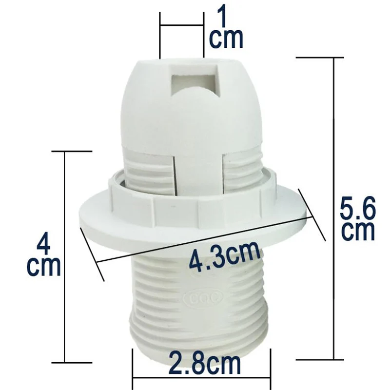 Mini Screw E14 Base Light Bulb Lamp Holder Lampshade  Energy Save Chandelier Led Bulb Head Socket Fitting 250V 2A