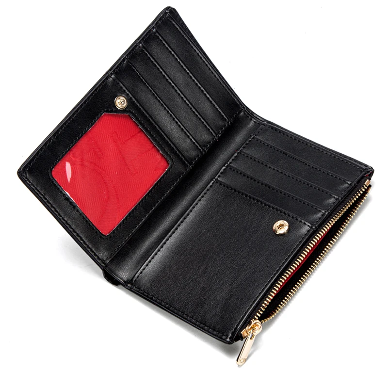 Retro Classic Style Solid Color Women's Long Wallet with Letter Print Portable Women's Clutch Bag Fashionable and Simple image 5