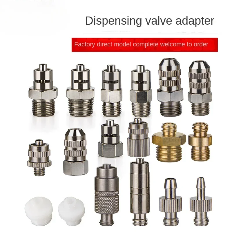 

1PC Dispensing valve adapter, luer connector, mixing tube syringe adapter, needle adapter dispensing accessories