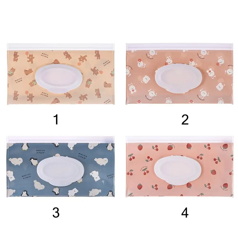 Bolsa de toallitas húmedas EVA portátil, cubierta abatible con hebilla, caja de pañuelos, producto de bolsa de toallitas húmedas