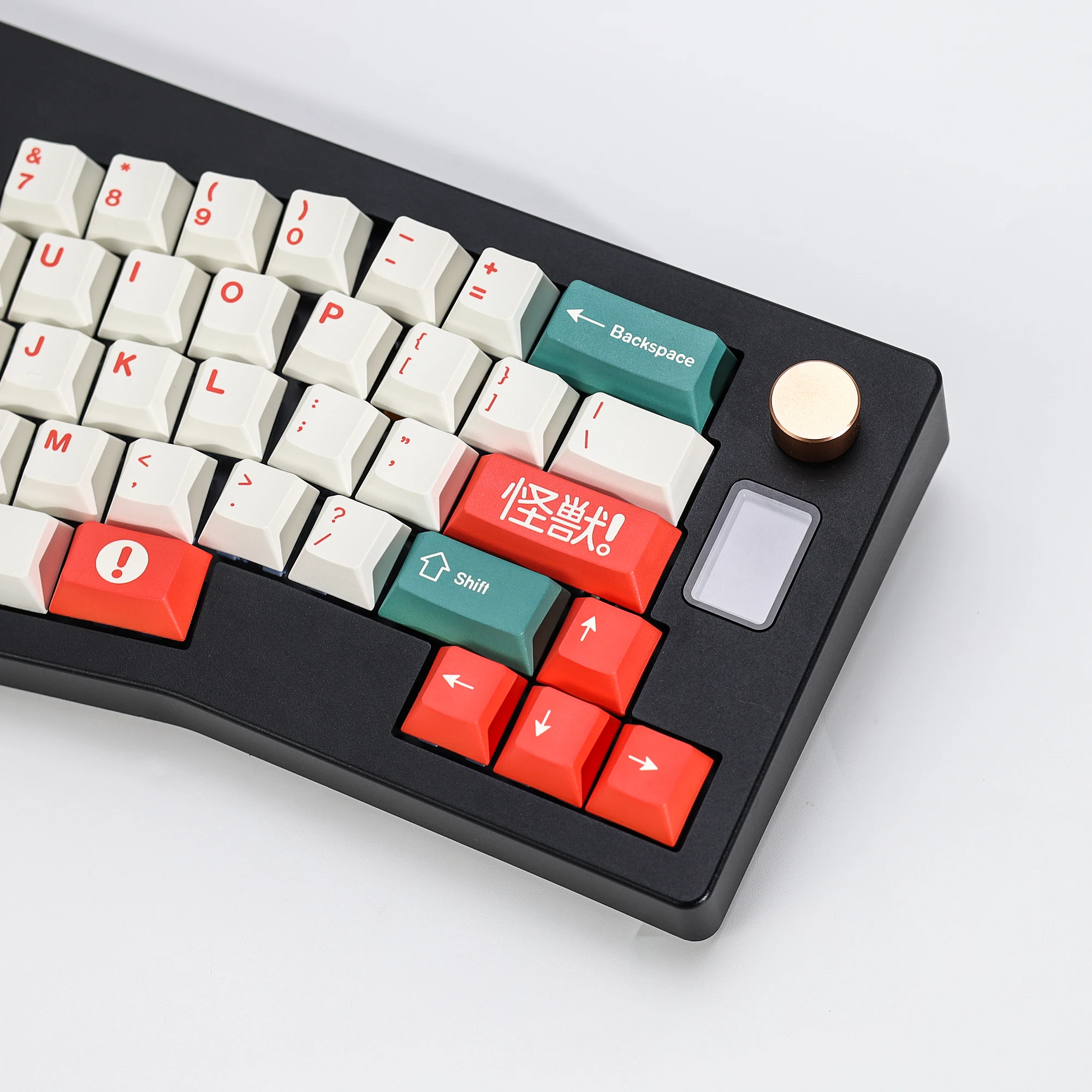 KBDiy Clone GMK Keycaps Retro GMK Kaiju Cherry Profile PBT ISO Tastenkappen für MX Magnetische Schalter 60 Gaming Mechanische Tastatur KIT – Detail 12