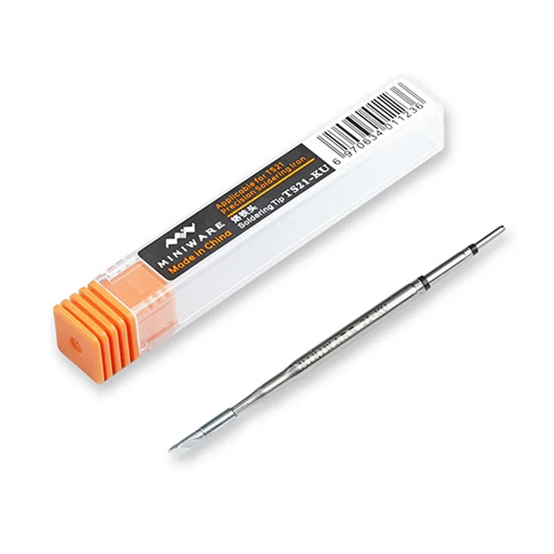 NEW N21 Original Miniware DIY TS21 Precision Soldering Iron Tip Replacement Bit Head C210 Series I IS KU Tip