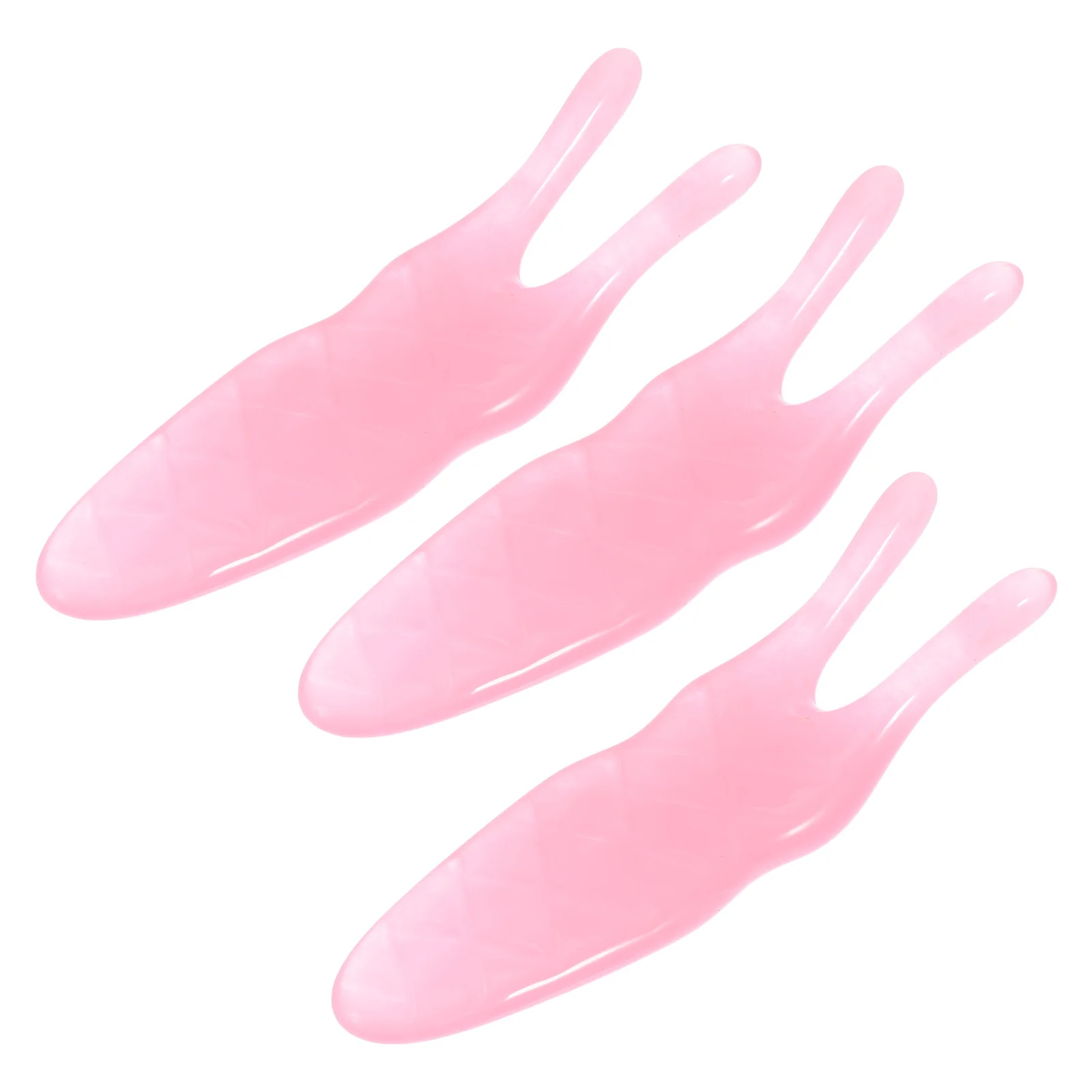 

3Pcs Natural Resin Nose Massagers Two-Pronged Nose Scrapers Body Scraping Relaxation Health Care Massage Tools