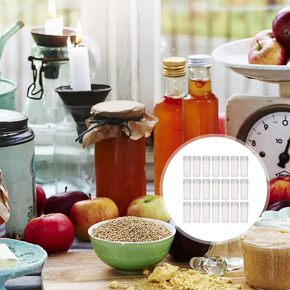 

120Pcs Plastic Vials Leak Proof Travel Bottles Clear Small Refillable Storage Container Refillable Bottles Plastic Vials